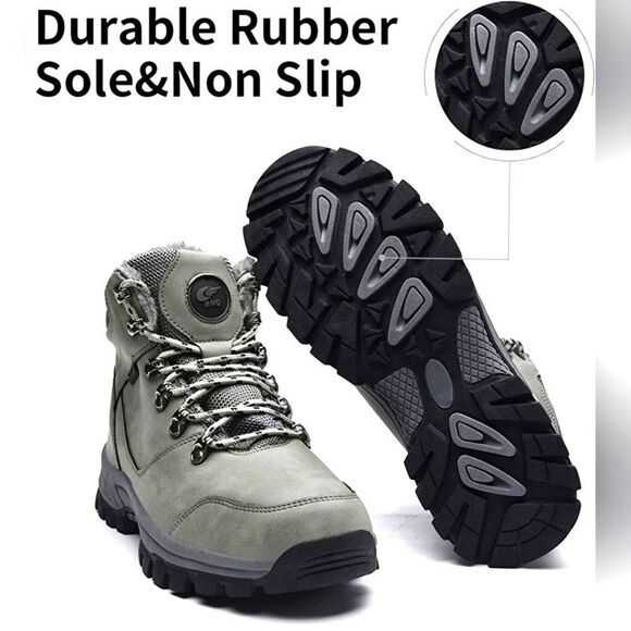 (79-1823) Mens Womens Winter Snow Boots Warm Waterproof Non Slip Sz 36 (6.5W-5M) - Picture 8 of 12